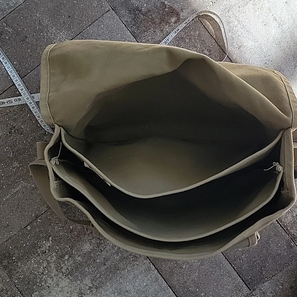 Banana Republic Heavy Canvas Paratrooper Messenger Bag